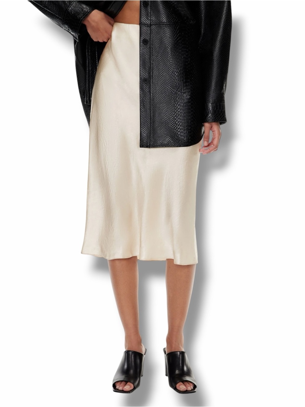Aritzia Babaton Slip Midi Skirt
